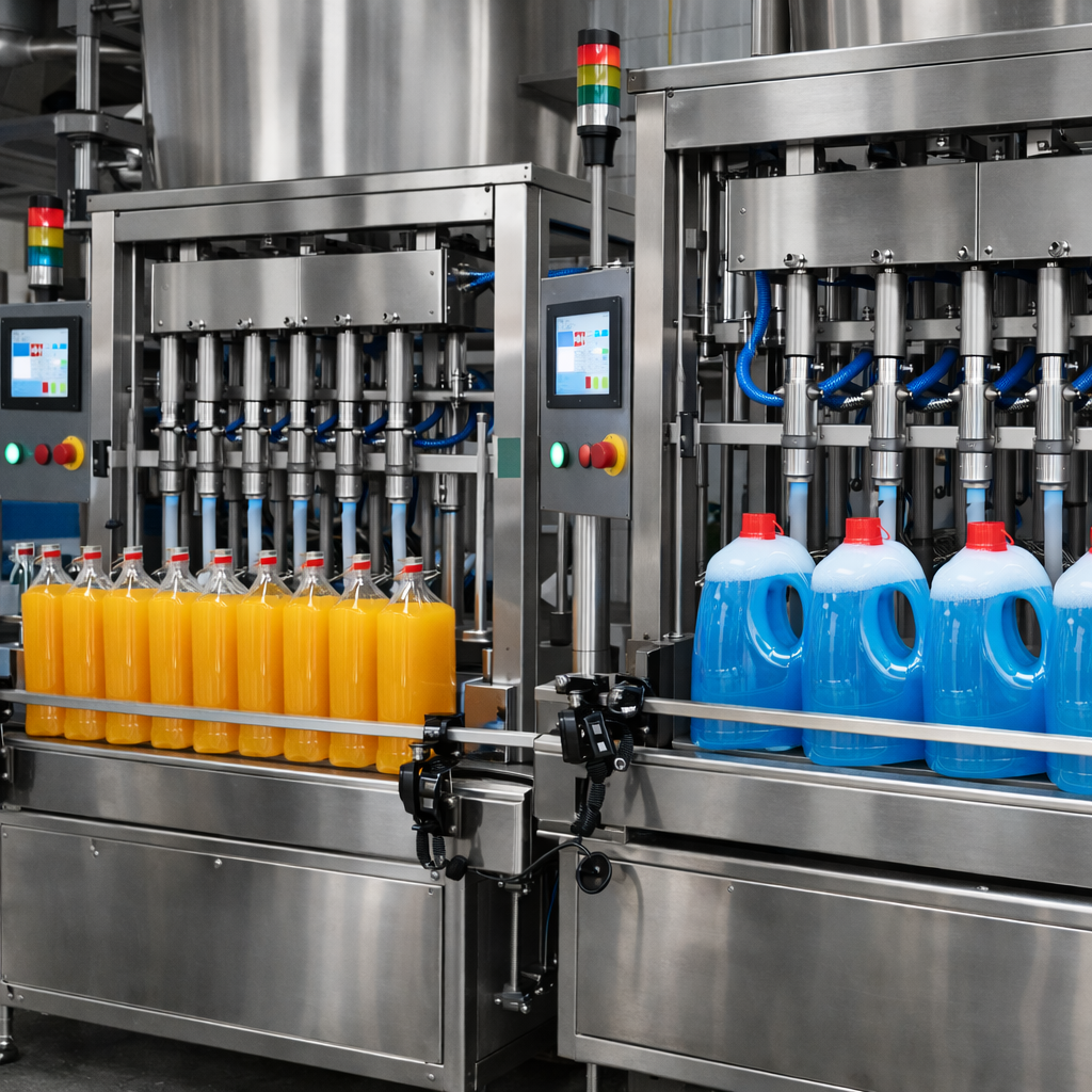 Endüstriyel Sıvı Dolum Makineleri