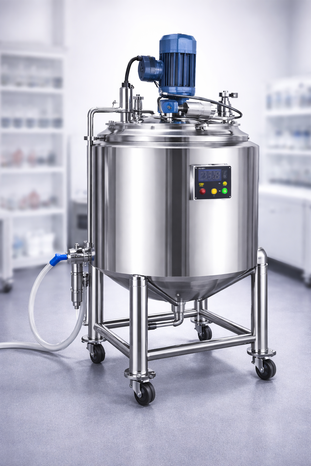 Mikserli Paslanmaz Kazan