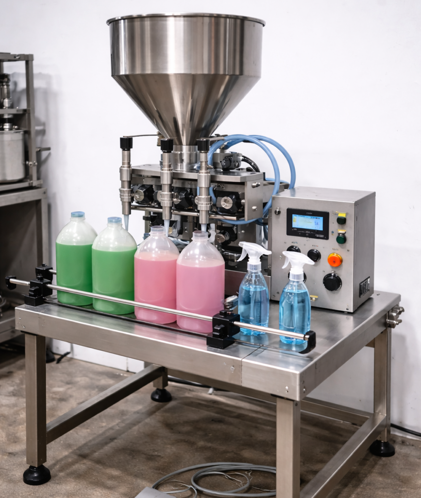 Temizlik Ürünleri Dolum Makineleri