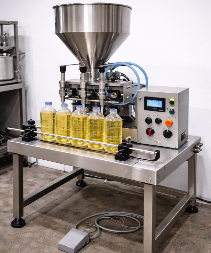 Yarı Otomatik Sıvı Dolum Makinesi