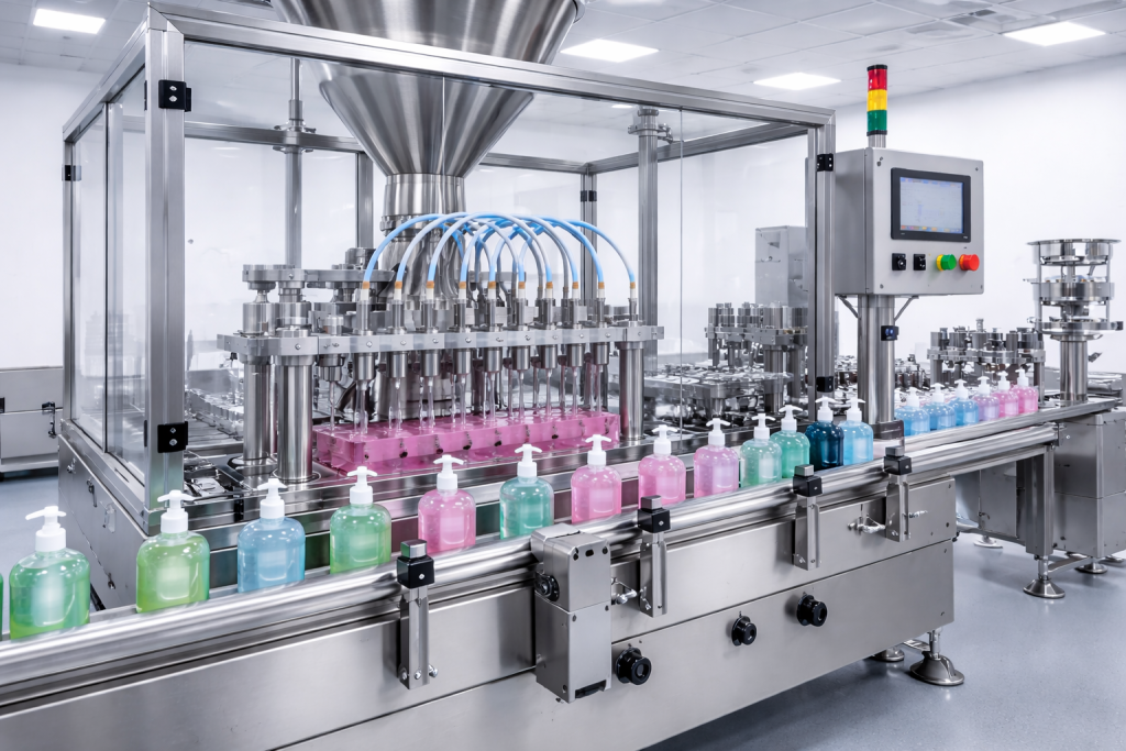 Sıvı sabun dolum makinası